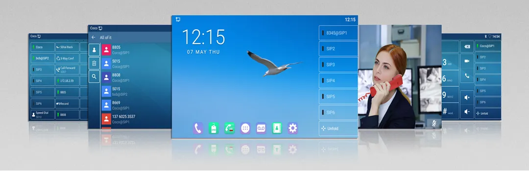 BFX7A 安卓視訊話機操作介面