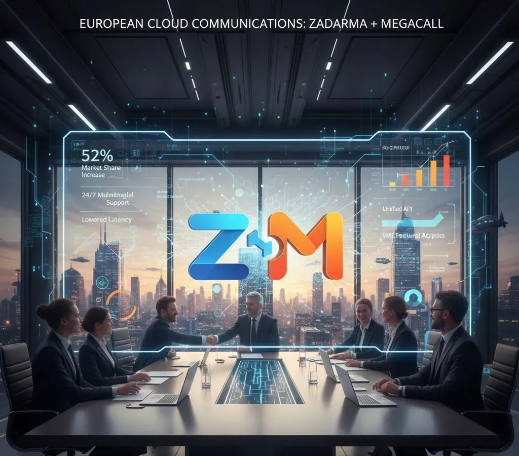 歐洲雲通訊領域的戰略整合：Zadarma 對 Megacall 的收購