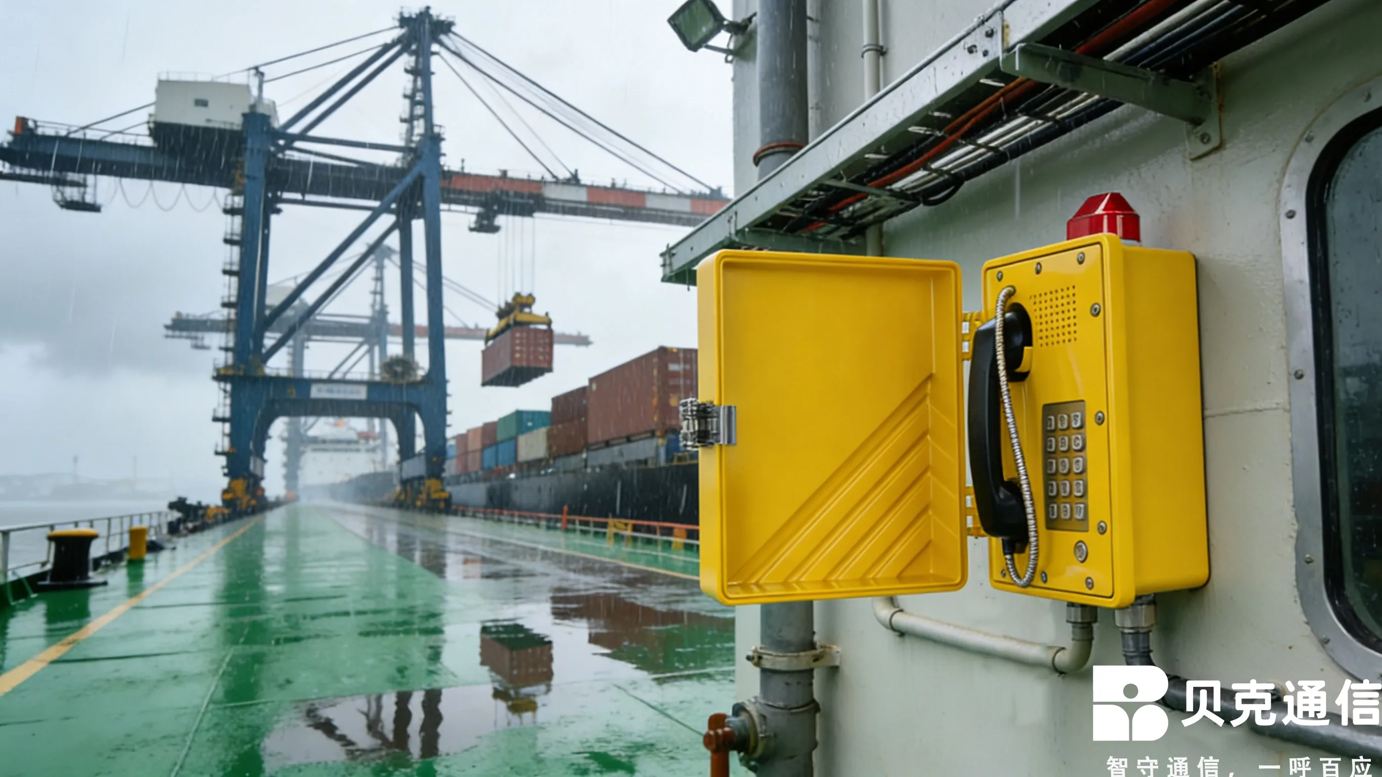 一種適用於極端環境、集電話通信與擴音廣播功能於一體，專為危險環境設計的通訊設備