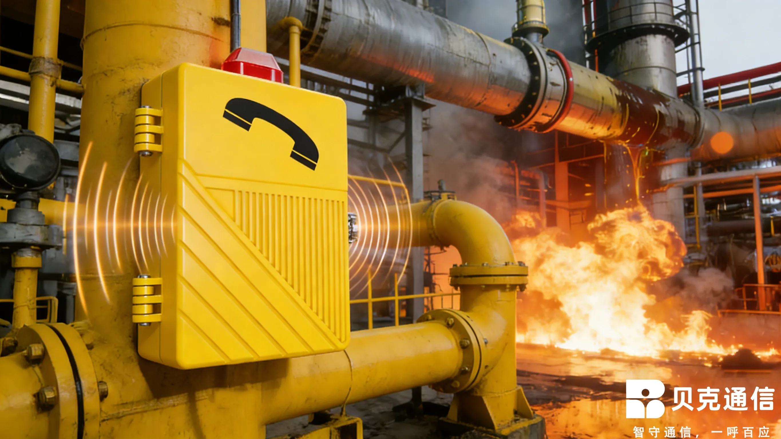 具備緊急疏散廣播功能的防爆電話