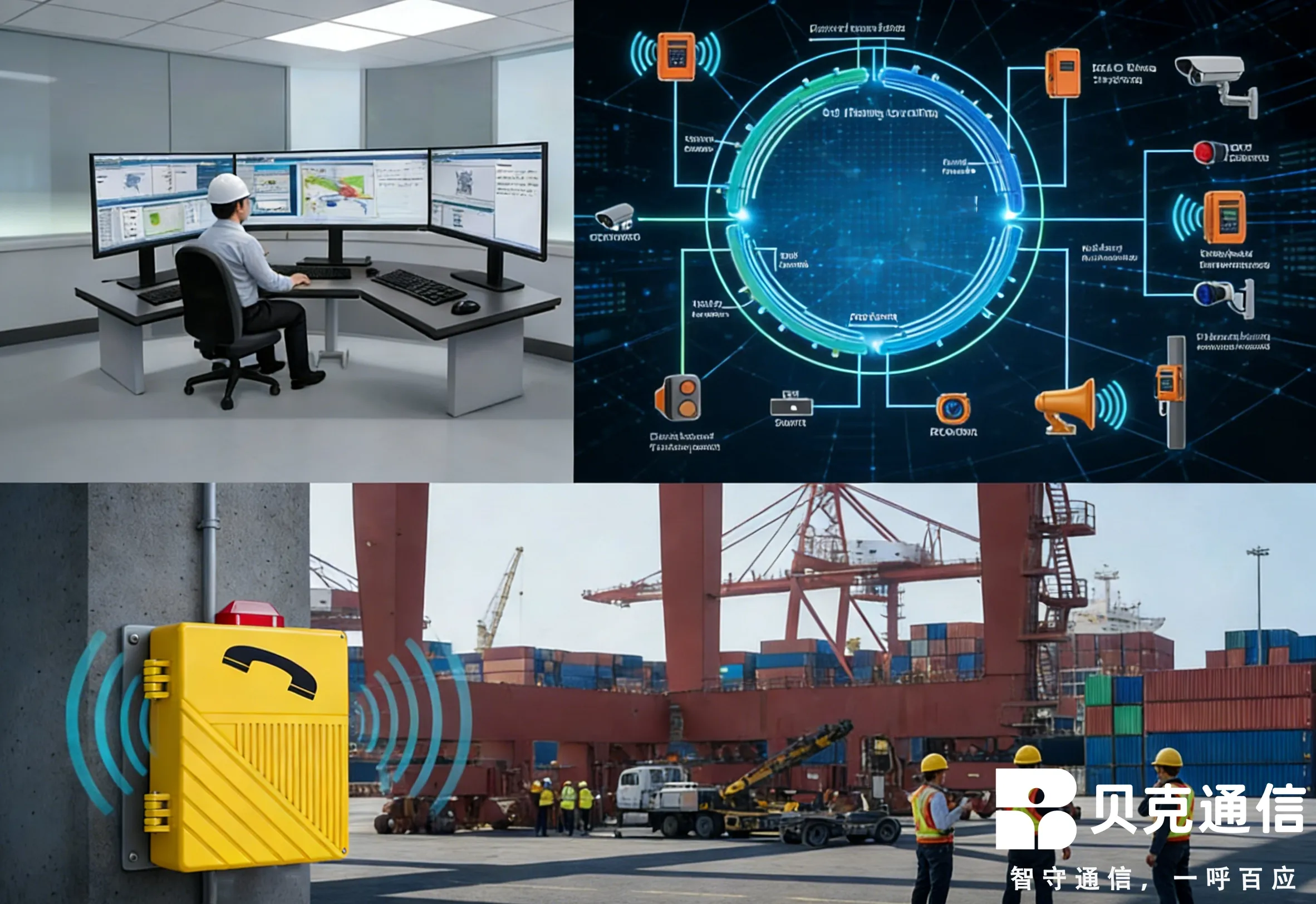 Becke Telcom防爆擴音話站在港口貨櫃作業中的應用