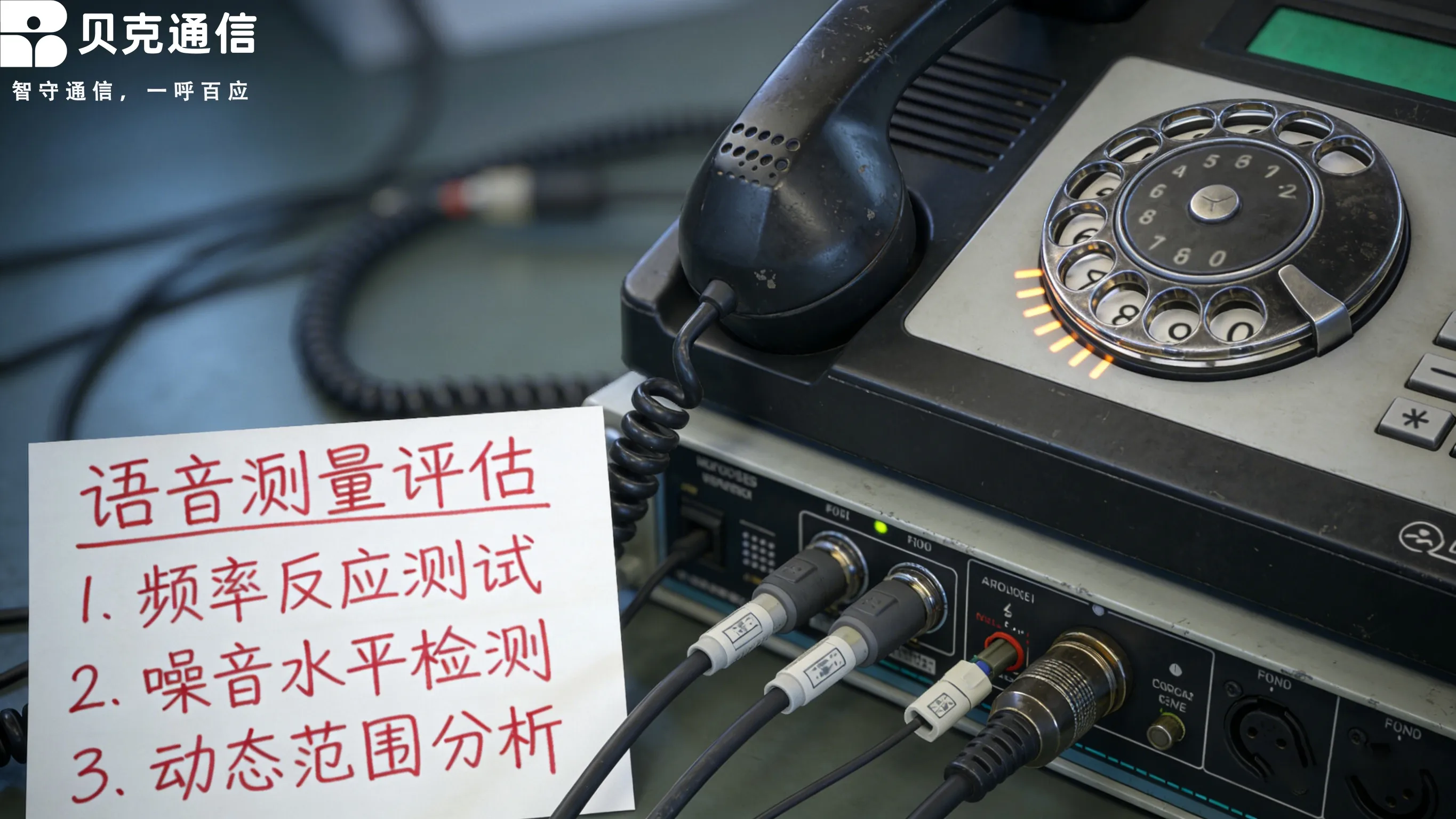 工業用電話機語音品質測試標準與評估方式