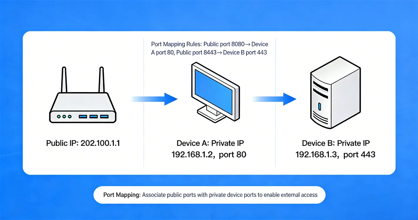 IP 位址連接埠對應：原理、運作方式與實務應用