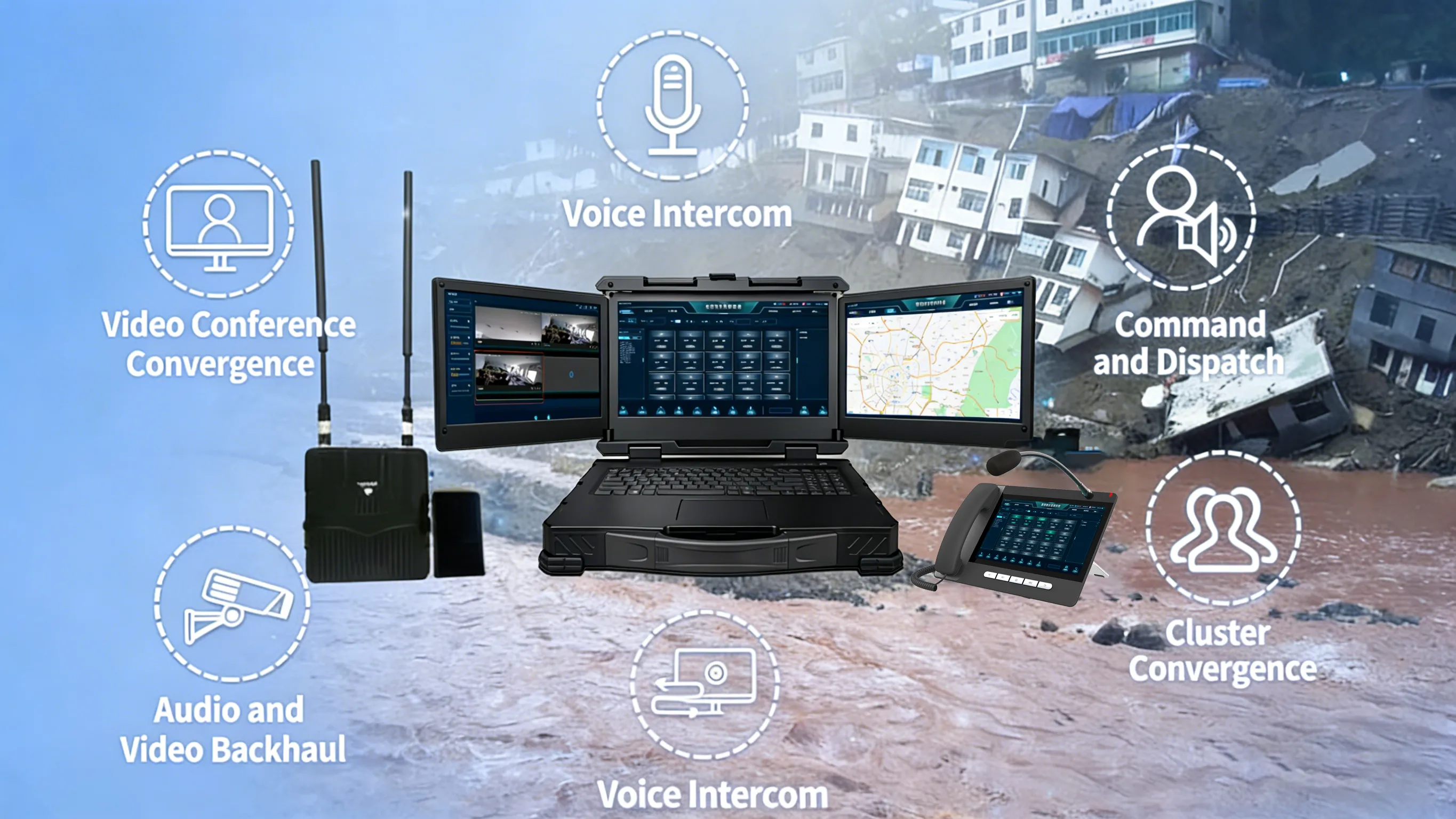 應急現場指揮箱：應對三斷場景的可靠通信與指揮解決方案