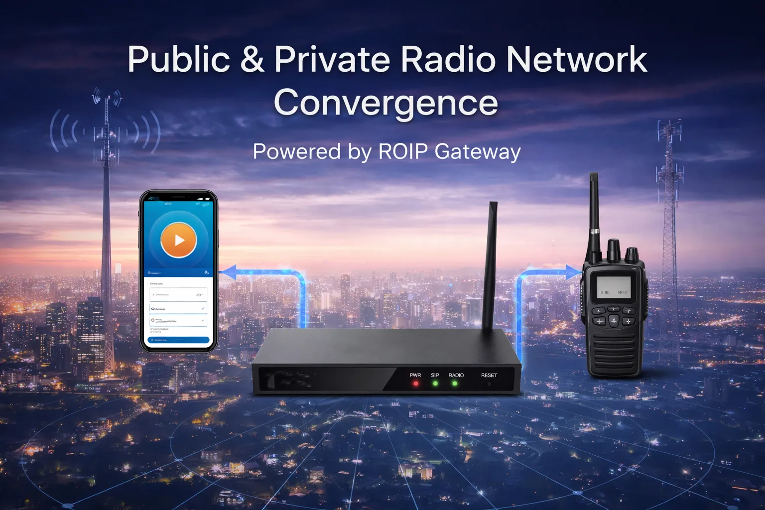 公網與專網無線通信如何透過 ROIP Gateway 實現融合